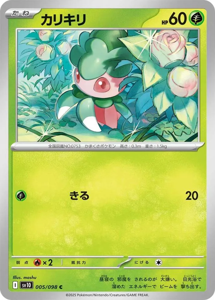 Front of Fomantis 5, ロケット団の栄光 Japanese