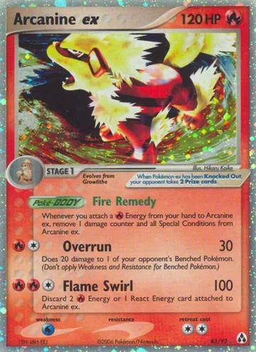 Arcanine ex 83 $482.49