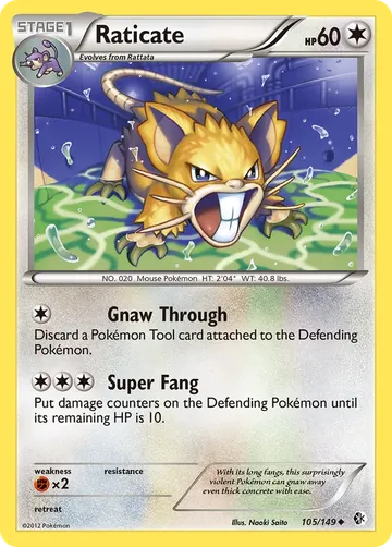 Raticate 105 $3.03