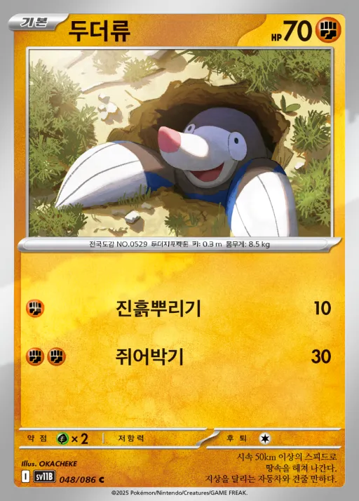 Front of 두더류 48, 블랙볼트 Korean