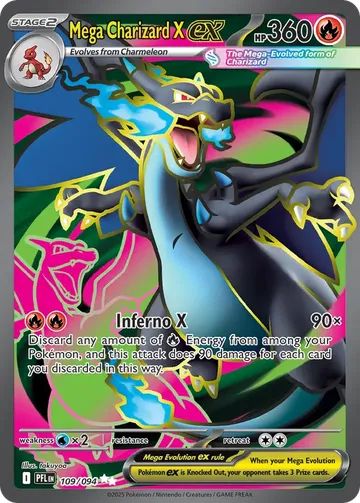 Mega Charizard X ex 109