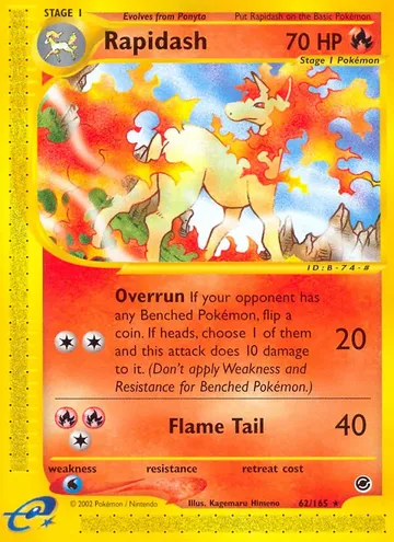 Rapidash 62 $18.41