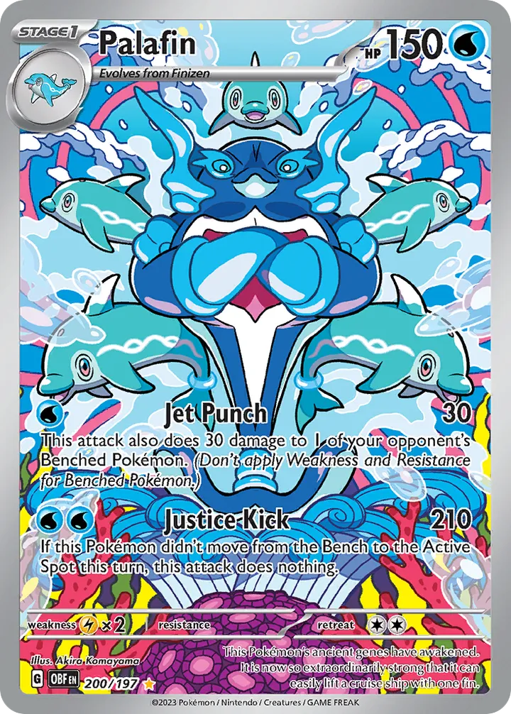 Front of Palafin 200, Scarlet & Violet—Obsidian Flames English