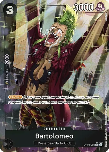 Bartolomeo OP04-089 · パラレル 4 ¥1,175