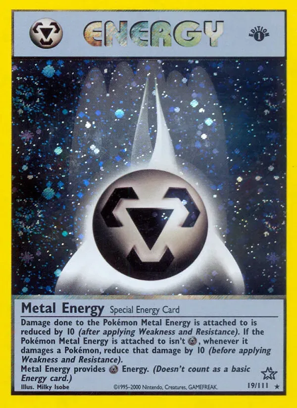 Neo Genesis 英語版 Metal Energy 19 カード表面