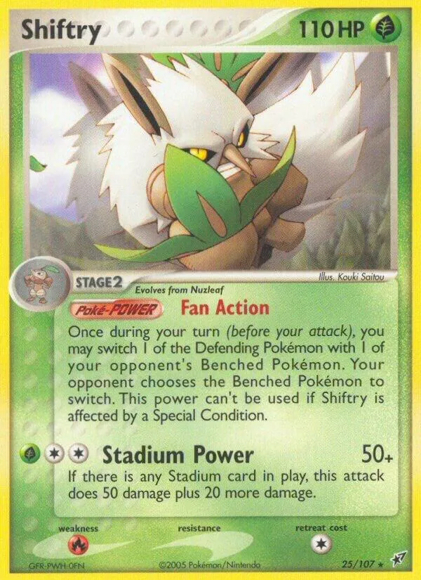 EX Deoxys 영어판 Shiftry 25 카드 앞면