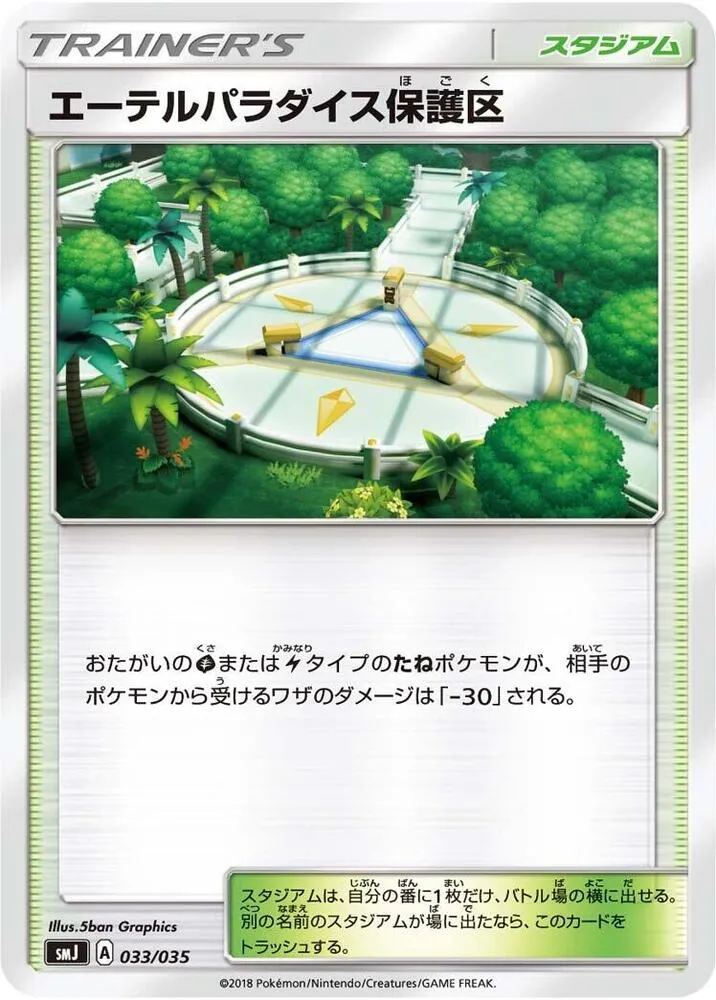 Front of Aether Paradise Conservation Area 33, プレミアムトレーナーボックス「TAG TEAM GX」 Japanese