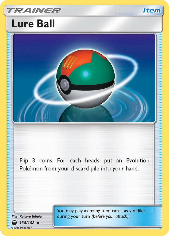 Sun & Moon—Celestial Storm 영어판 Lure Ball 138 카드 앞면