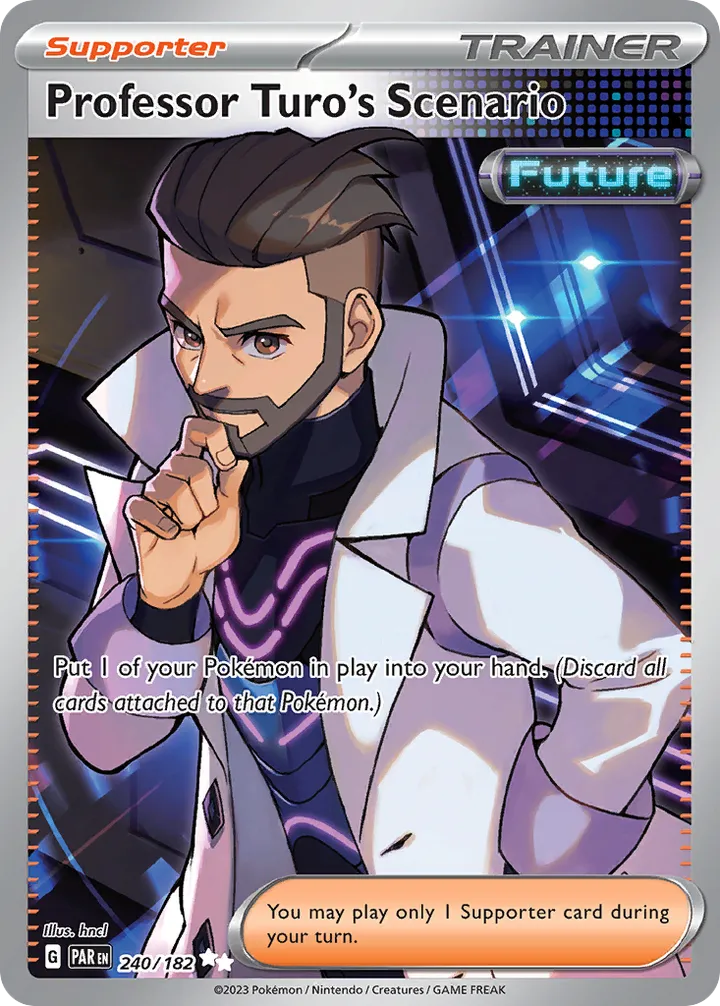 Scarlet & Violet—Paradox Rift 영어판 Professor Turo's Scenario 240 카드 앞면