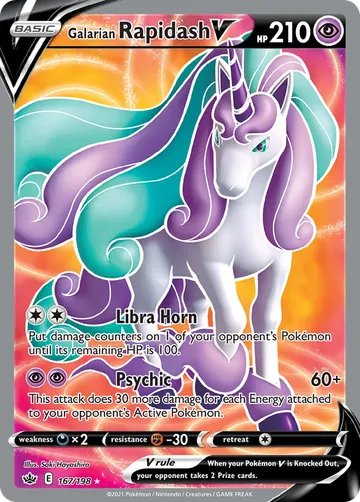 Galarian Rapidash V 167 $15.59