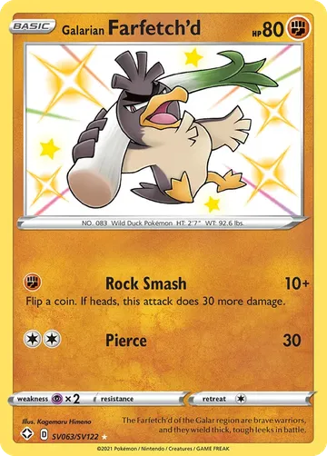 Galarian Farfetch'd SV063 $3.77