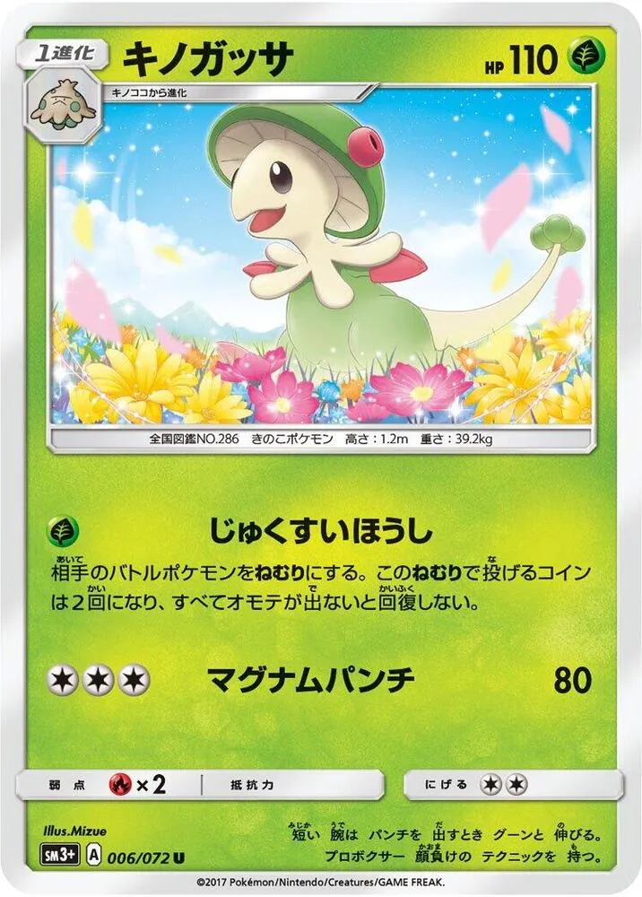 Front of Breloom 6, ひかる伝説 Japanese
