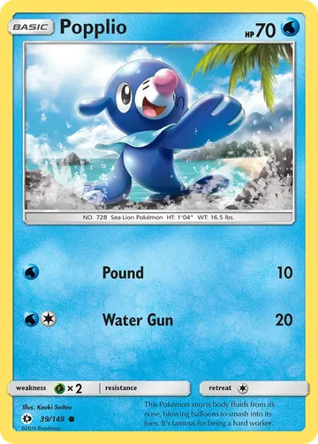 Popplio 39 ¥35