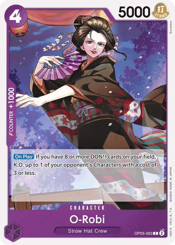Awakening of the New Era 英語版 O-Robi OP05-063 · 再録 カード表面