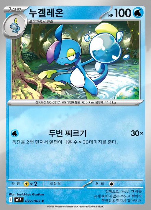 메가심포니아 韓国語版 누겔레온 22 カード表面