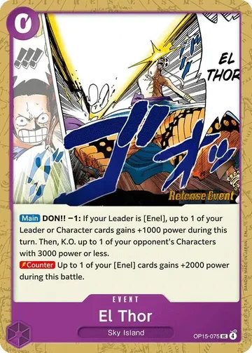 El Thor OP15-075 · 세트 출시 행사 ₩5,885
