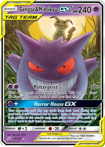 Gengar & Mimikyu GX 53 $390.92