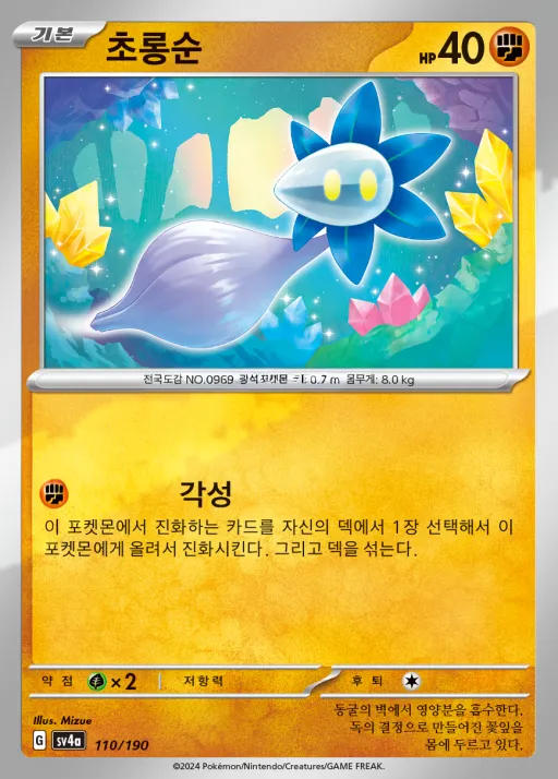Front of 초롱순 110, 샤이니트레저 ex Korean
