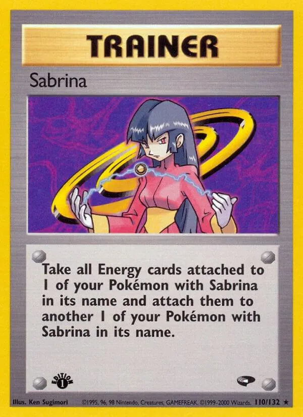 Gym Challenge 英語版 Sabrina 110 カード表面