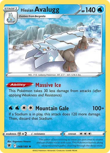 Hisuian Avalugg 48 $0.28