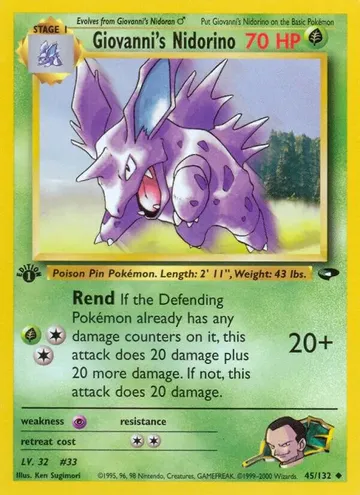 Giovanni's Nidorino 45 $2.73