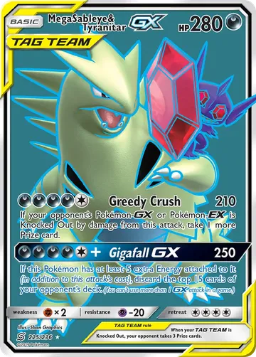 Mega Sableye & Tyranitar-GX 225 ¥7,334
