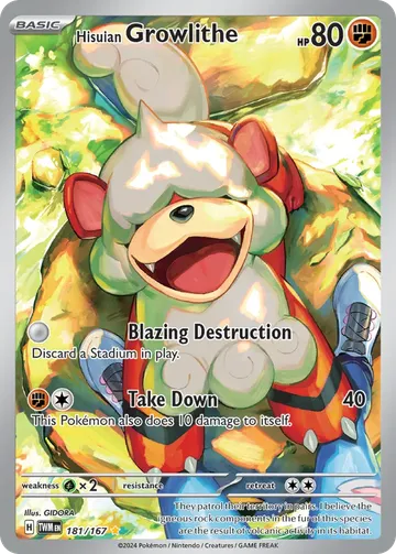 Hisuian Growlithe 181 $25.20