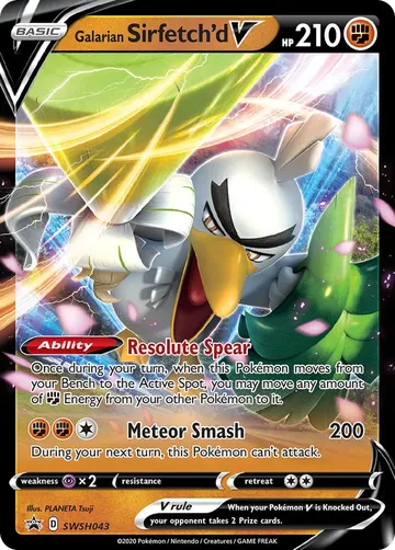 Galarian Sirfetch'd V SWSH043 ¥188