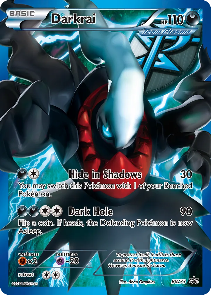 BW Black Star Promos 英語版 Darkrai BW73 カード表面