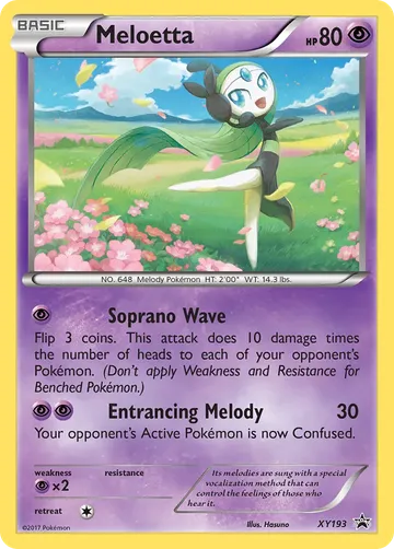 Meloetta XY193 ¥1,238