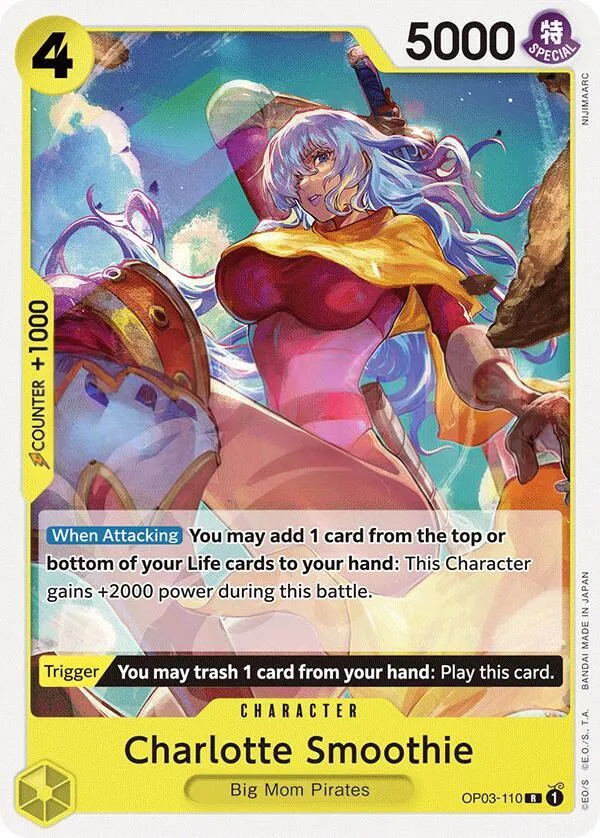 Pillars of Strength 영어판 Charlotte Smoothie OP03-110 · 재록 카드 앞면