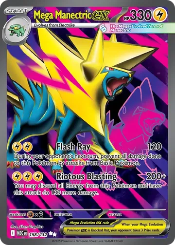 Mega Manectric ex 158 $2.08