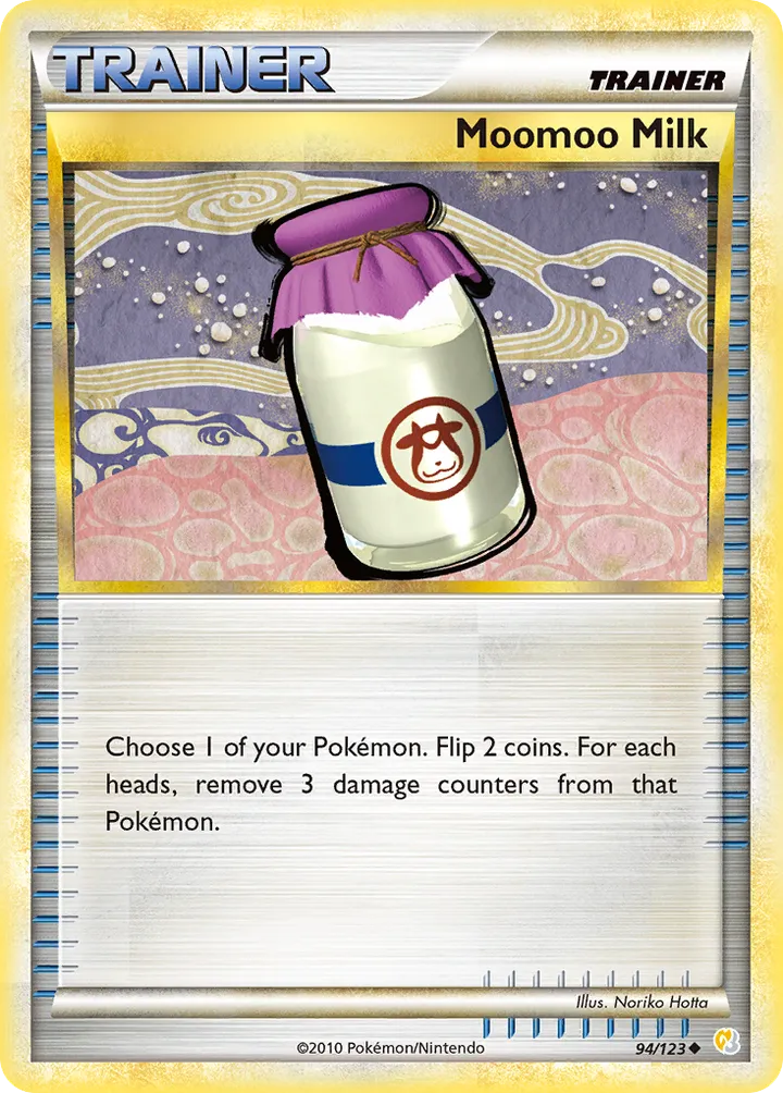 HeartGold & SoulSilver 英語版 Moomoo Milk 94 カード表面