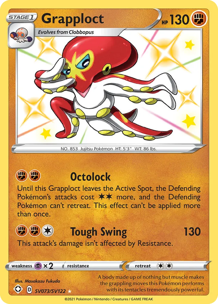 Front of Grapploct SV073, Shining Fates English