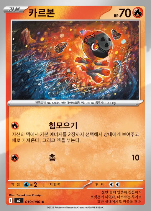 Front of 카르본 19, 인페르노X Korean