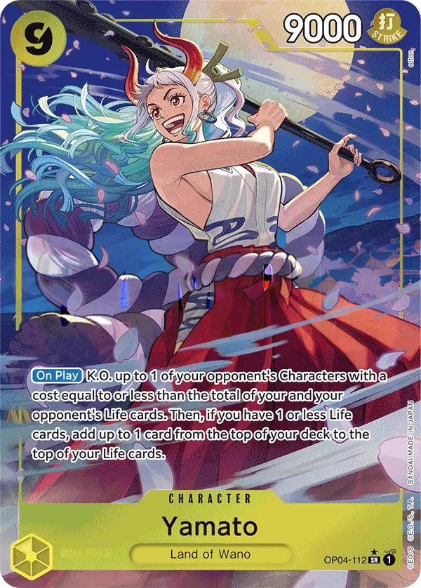 Kingdoms of Intrigue 영어판 Yamato OP04-112 · 패럴렐 3 카드 앞면
