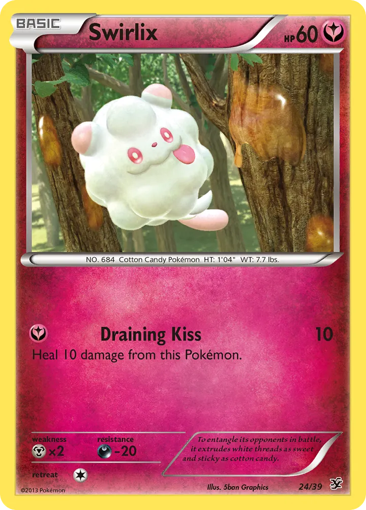 Kalos Starter Set 英語版 Swirlix 24 カード表面