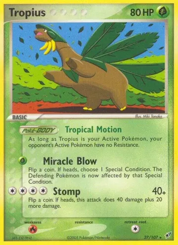 Tropius 27 $1.60