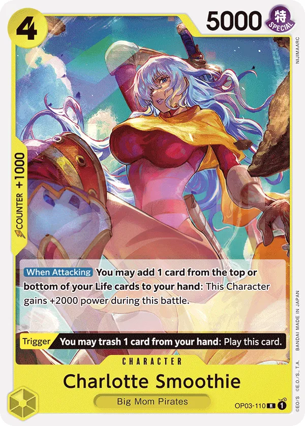 Pillars of Strength 영어판 Charlotte Smoothie OP03-110 · 재록 2 카드 앞면