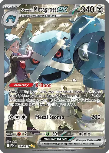 Steven's Metagross ex 289 $57.36