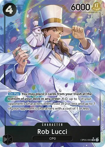 Rob Lucci OP05-093 · パラレル ¥976
