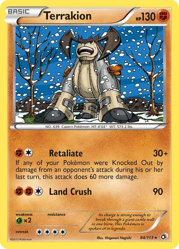 Terrakion 84 $2.18