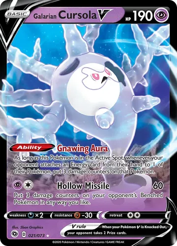 Galarian Cursola V 21 $1.06