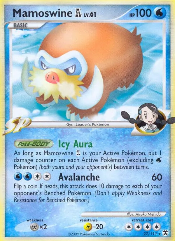 Front of Mamoswine GL 27, Platinum—Rising Rivals English