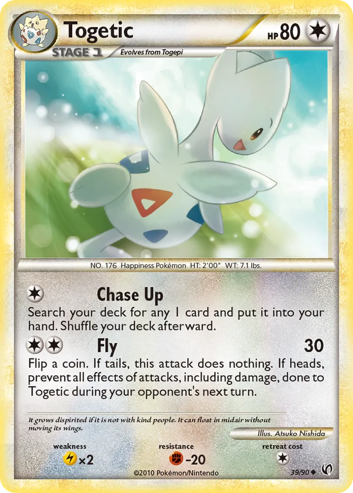 HS—Undaunted 英語版 Togetic 39 カード表面