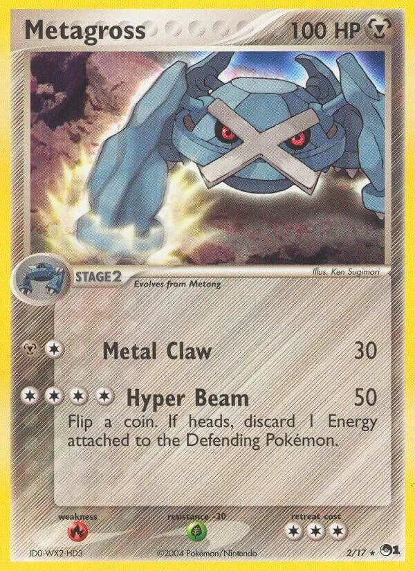 POP Series 1 영어판 Metagross 2 카드 앞면