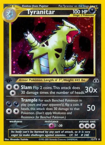 Tyranitar 12 $148.99