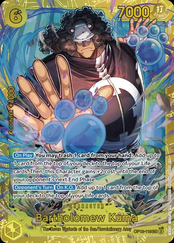 Bartholomew Kuma OP12-119 $11.67