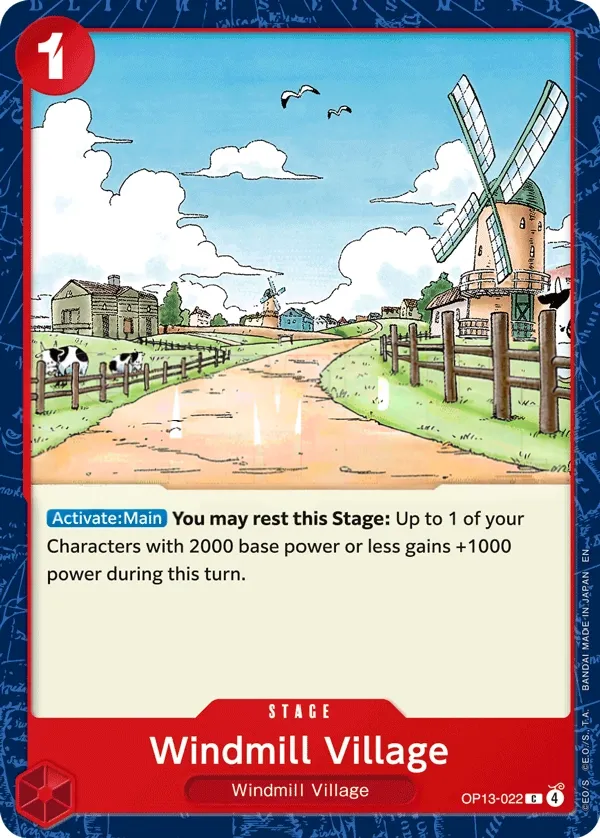 Carrying on His Will 영어판 Windmill Village OP13-022 카드 앞면