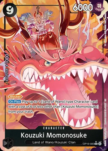Kouzuki Momonosuke OP16-085 · Parallel $15.34